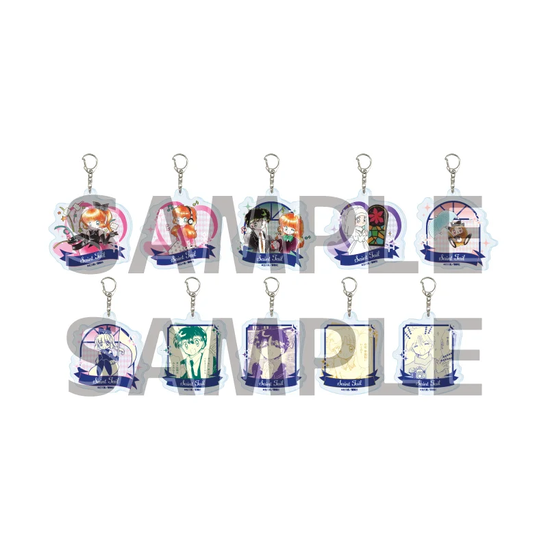Acrylic Keychain Saint Tail Official Illustration - 1 Unidade Aleatória